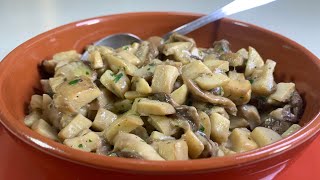 Funghi Porcini Trifolati RICETTA ORIGINALE [upl. by Kina570]