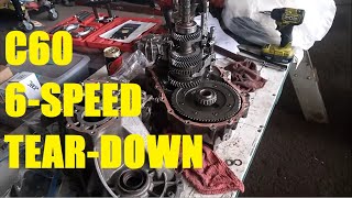 How to Disassemble C60 6Speed Transmission  Toyota Celica Corolla Matrix Lotus Elise  2zzge [upl. by Ayahs]