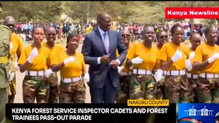 MOODLESS RUTO LOST IN THOUGHT FORCED TO DANCE DURING PARADE PASSOUT AMID WETANGULA IMPEACHMENT [upl. by Hsiwhem]