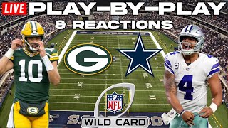 Green Bay Packers vs Dallas Cowboys  Live PlayByPlay amp Reactions [upl. by Htiduy928]