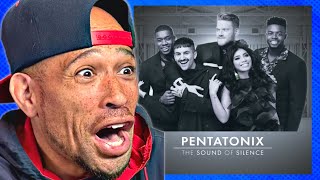 Rapper FIRST time REACTION to Pentatonix  The Sound of Silence unbelievable [upl. by Peursem]