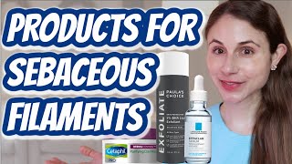 How to GET RID OF SEBACEOUS FILAMENTS Dr Dray [upl. by Dionis125]