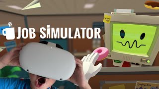 Job Simulator  Oculus Quest 2  By Skylar [upl. by Adoree]