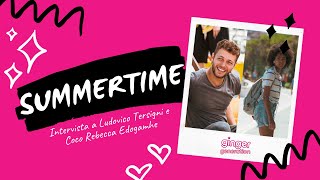 Summertime  Netflix Intervista a Ludovico Tersigni e Coco Rebecca Edogamhe [upl. by Leilamag]