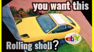 Selling this Fiat Coupe 20v Turbo Rolling shell [upl. by Oynotna750]