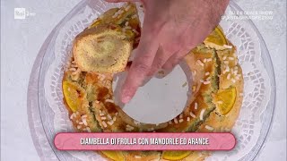 Ciambella di frolla con mandorle ed arance  È sempre mezzogiorno 18102024 [upl. by Sethrida]