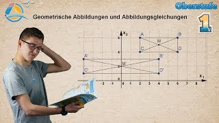 Geometrische Abbildungen  Verschiebung Spiegelung Streckung Schreung  Gymnasium Übung 1 [upl. by Stanly]