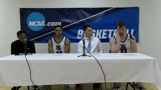 HampdenSydney Basketball NCAA Third Round Press Conference [upl. by Nosae882]