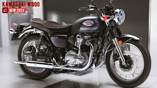 ALL NEW 2024 KAWASAKI W800 Leader of Classic Motorbikes in the World [upl. by Anaujahs273]