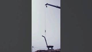 Crane shifting ss pipe on ground [upl. by Nedry455]