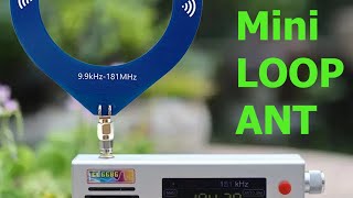 Mini Loop Antenna 9 9KHz to 181MHz HF amp VHF bands Overview by Technology Master [upl. by Omolhs]