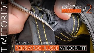 SO WIRDS GEMACHT Tutorial Reißverschlüsse pflegen amp defekte Zipper reparieren [upl. by Assereht]