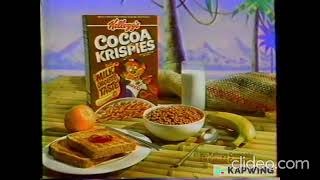 kelloggs cocoa krispies commercial compilation with coco the monkey 19911998 UPDATED [upl. by Polky313]