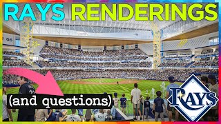 Tampa Bay Rays NEW ballpark renderings MORE project questions [upl. by Olimac290]