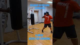 4 beginner kickboxing kicks for sparring [upl. by Mozes294]