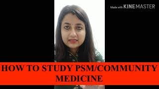 HOW TO STUDY COMMUNITY MEDICINEPSM Neetpg2020 FMGE2020 PSM lectures Community Medicine tutorial [upl. by Euqinobe]