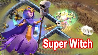 Clash of clans  Attack town hall 16 with Super Witch combo [upl. by Aritak]