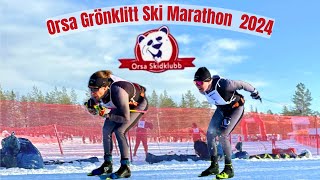 Orsa Grönklitt Ski Marathon 2024 [upl. by Eda957]