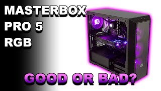 COOLER MASTER MASTERBOX PRO 5 RGB GOOD CASE FOR 2018 [upl. by Hairim]