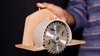 WOW Amazing DIY Circular Saw From DC Motor [upl. by Mitchiner546]