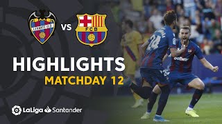 Highlights Levante UD vs FC Barcelona 31 [upl. by Garris792]