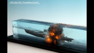 Uboat diorama [upl. by Annaitat955]