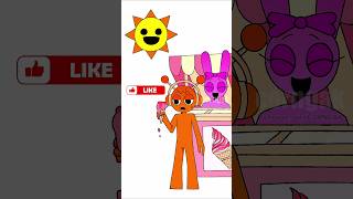 Pinki Ice cream shop with Oren incredibox sprunki animation art shorts [upl. by Mcevoy]