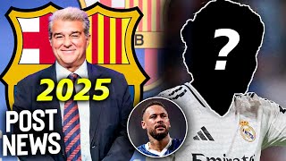 LAPORTA FICHAJE ESTRELLA en 2025  TRASPASO DECIDIDO del REAL MADRID  ¿NEYMAR al SANTOS [upl. by Asnerek]