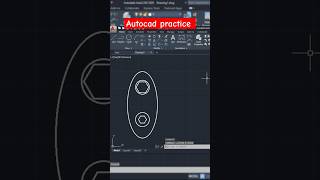 AutoCad practice Drawing  Autocad 2d tutorial for beginners  Drawing  CAD by Ankit  autocad [upl. by Calbert902]