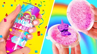 Surprise Toys Unboxing  Party Popteenies And Fizzing Bath Bomb Kit [upl. by Melinde]