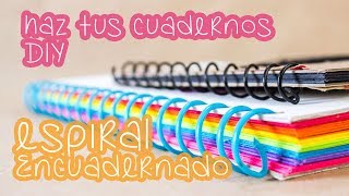 Haz tus CUADERNOS DIY CON ESPIRAL usando la CINCH BigCrafts [upl. by Yrbua]