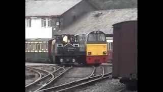 Ffestiniog amp Welsh Highland Railways Porthmadog Harbour Station 25 July 2013 Part 1 [upl. by Sirob3]