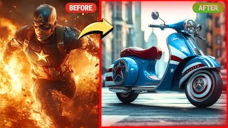 If avengers were Vespa Marvel amp DC [upl. by Three212]