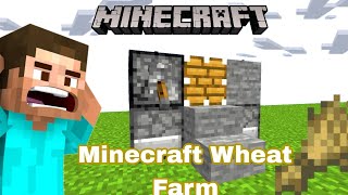 Auto Wheat Farm in Minecraft Bedrock and Java 121 [upl. by Rubina]