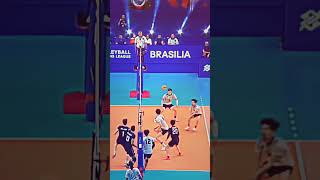 Wait for the last one 😂😂 super spike 🔥 volleyball spiking 😂 shorts volleyball volley spike [upl. by Themis898]