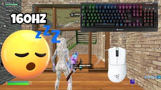 SKILLER MECH Blue Switches amp 240fps ASMR Chill 🤩 Tilted ZoneWars 🏆Keyboard ASMR Fortnite Gameplay [upl. by Sidalg]