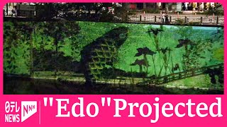 Projection mapping of Edo Castle [upl. by Laro571]