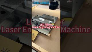 Led Light Mirror Machine Mirror Laser Engraving Machine for Bathroom Glass [upl. by Vyner]