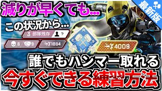 【すぐ上達】誰でもハンマーが入手できる練習方法とおすすめ武器のダブハン取り方解説【APEX LEGENDS】 [upl. by Donela822]