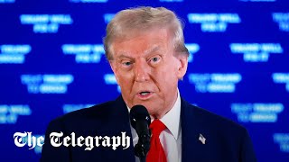 In full Trumps full speech at surprise MaraLago press conference [upl. by Adroj821]