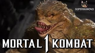 PLAYING WITH REPTILE amp MORE  Mortal Kombat 1 quotReptilequot gameplay [upl. by Eniak155]