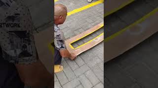 Parking space marking process [upl. by Lais]