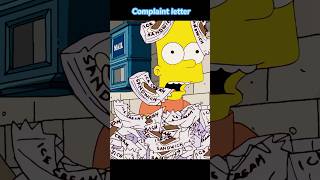 Bart wants to intercept this complaint letter Season 21 Episode 14 shorts funny simpsons [upl. by Halley129]