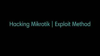 Hacking Mikrotik  Winbox Exploit [upl. by Aron]