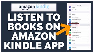 How To Listen to Books on Amazon Kindle App 2022 [upl. by Boru]