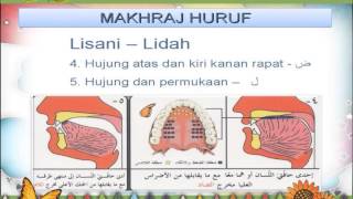 Belajar Tajwid  Sebutan Makraj Huruf  secara santai menarik [upl. by Otsedom]