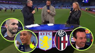 Aston Villa vs Bologna 20 Post Match Analysis  McGinn Unai Emery Tielemans Ferdinand Reactions [upl. by Liuqa]