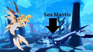 Playing as a Sea Mantis in Creatures of Sonaria [upl. by Isayg]