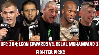 UFC 304 Leon Edwards vs Belal Muhammad 2 Fighter Picks [upl. by Dream]