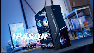 IPASON Gaming PC with Intel i5 12400F NVIDIA RTX4060 [upl. by Zellner716]